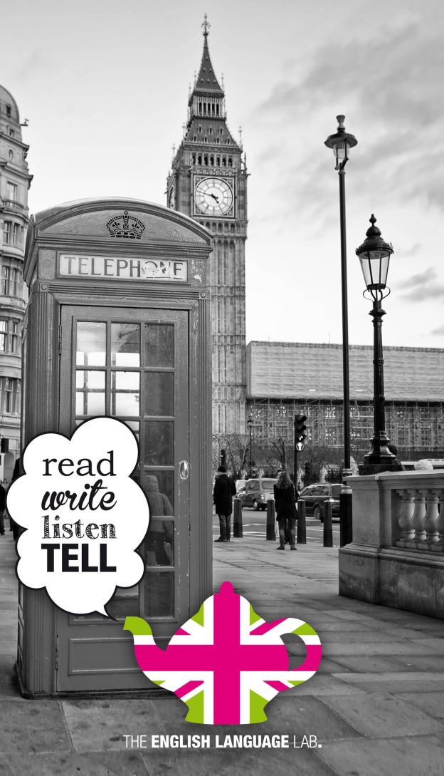 A traditional red phone booth in London with the Big Ben in a black and white background